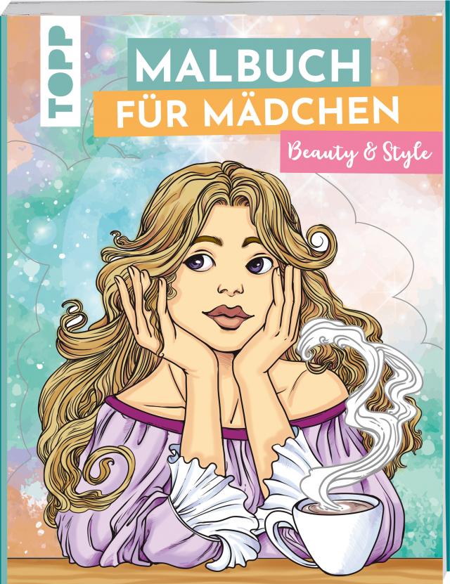 Malbuch für Mädchen Beauty & Style
