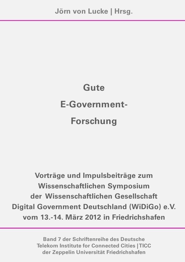 Gute E-Government-Forschung