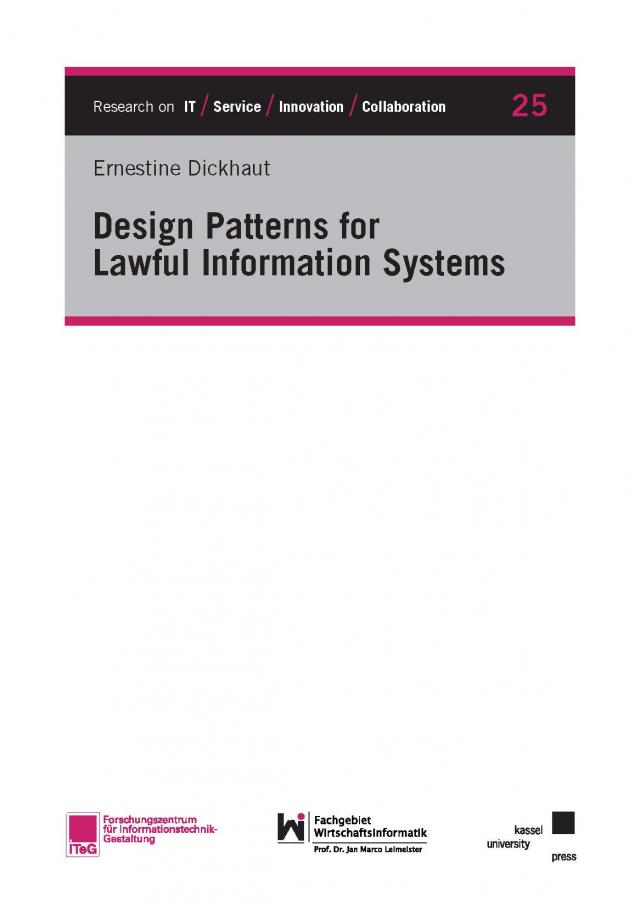 Design Patterns for Lawful Information Systems