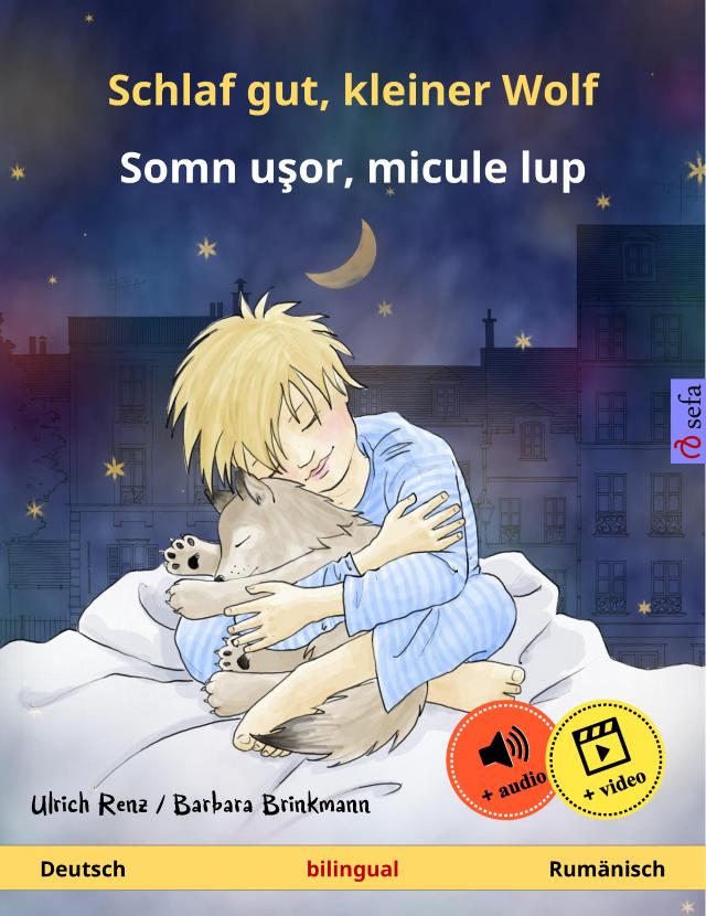 Schlaf gut, kleiner Wolf – Somn uşor, micule lup (Deutsch – Rumänisch)
