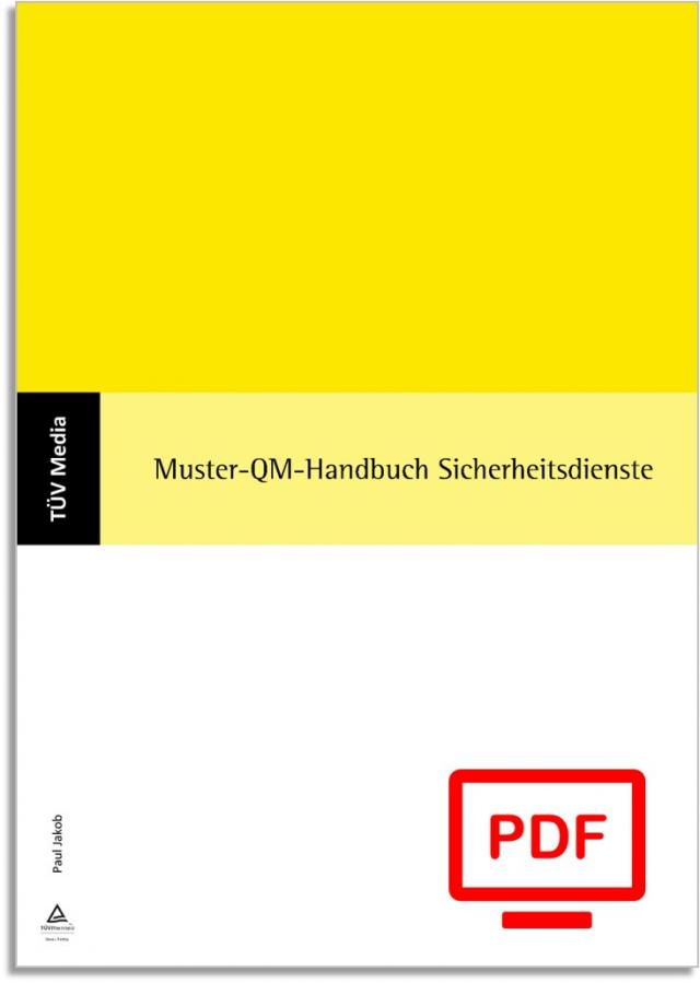 Muster-QM-Handbuch Sicherheitsdienste (E-Book,PDF)