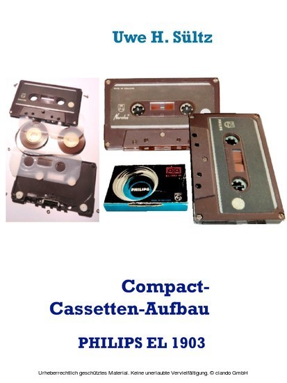 Compact-Cassetten-Aufbau der weltersten PHILIPS EL 1903 aus dem Jahr 1963, inkl. NORELCO