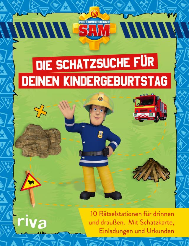 Feuerwehrmann Sam – Die Schatzsuche/Schnitzeljagd für deinen Kindergeburtstag