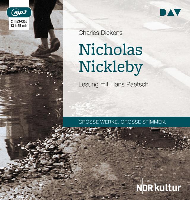 Nicholas Nickleby, 2 Audio-CD, 2 MP3
