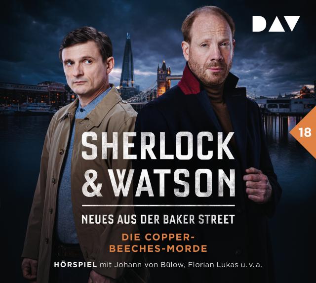 Sherlock & Watson - Neues aus der Baker Street: Die Copper-Beeches-Morde (Fall 18), 2 Audio-CD