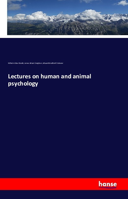 Lectures on human and animal psychology