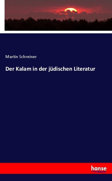 Der Kalam in der jüdischen Literatur