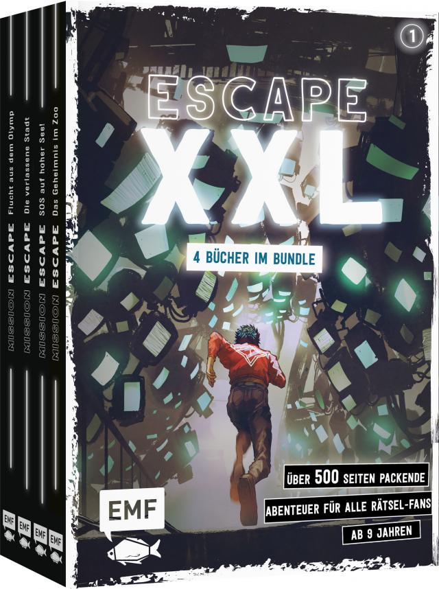Escape XXL – über 500 Seiten packende Abenteuer für alle Rätsel-Fans ab 9 Jahren (Band 1)