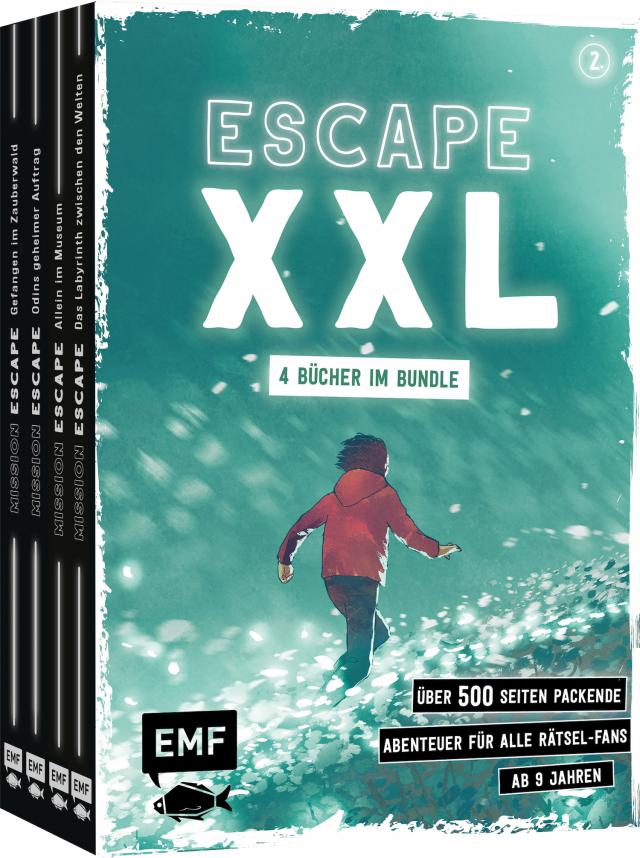 Escape XXL – über 500 Seiten packende Abenteuer für alle Rätsel-Fans ab 9 Jahren (Band 2)