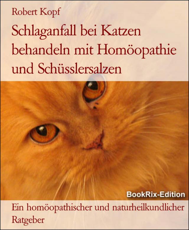 Schlaganfall bei Katzen behandeln mit Homöopathie und Schüsslersalzen