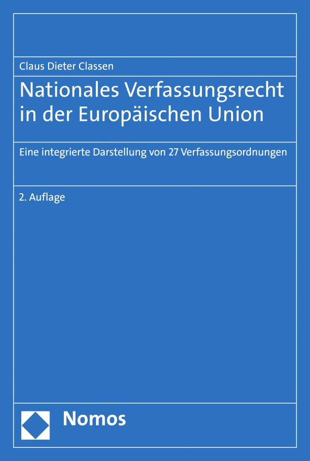 Nationales Verfassungsrecht in der Europäischen Union