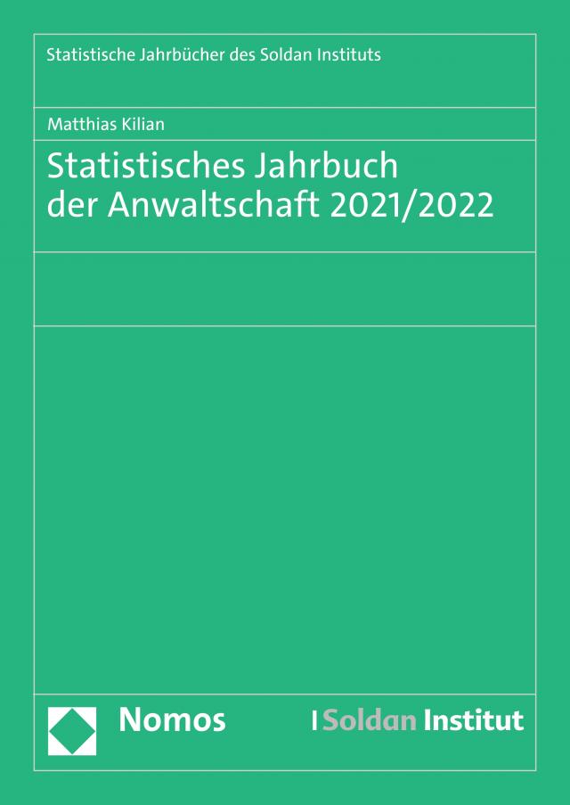Statistisches Jahrbuch der Anwaltschaft 2021/2022