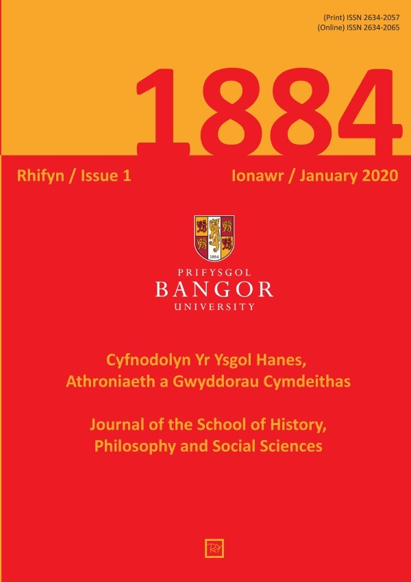 1884 Rhifyn / Issue 1, Ionawr / January 2020