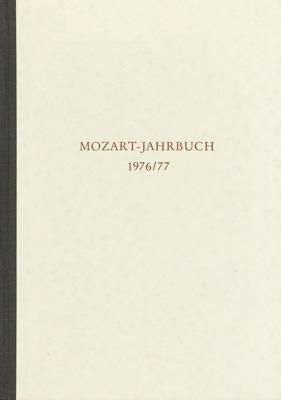 Mozart-Jahrbuch / 1976/77
