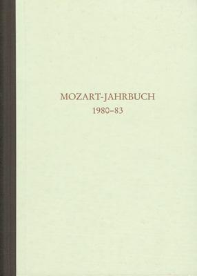Mozart-Jahrbuch / Mozart-Jahrbuch 1980-83
