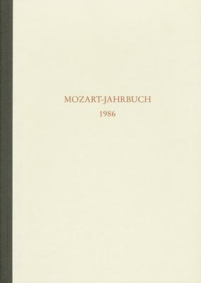 Mozart-Jahrbuch / Mozart-Jahrbuch 1986