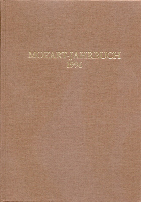 Mozart-Jahrbuch / Mozart-Jahrbuch 1996
