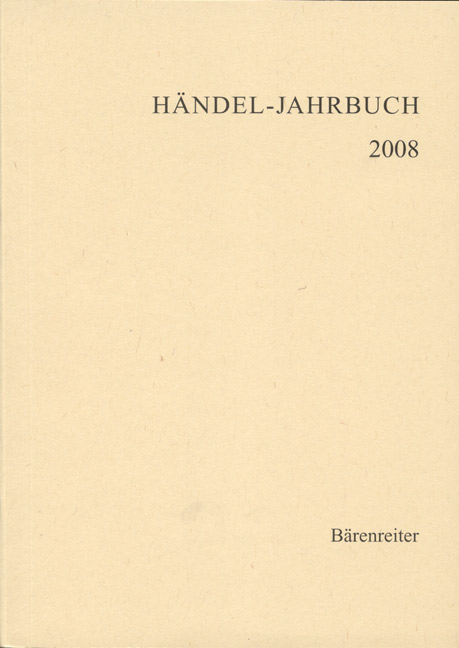 Händel-Jahrbuch / Händel-Jahrbuch