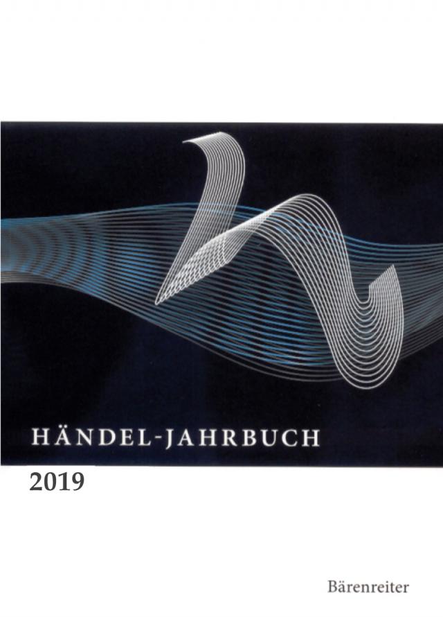Händel-Jahrbuch / Händel-Jahrbuch 2019, 65. Jahrgang