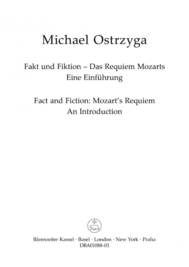 Fakt und Fiktion – Das Requiem Mozarts