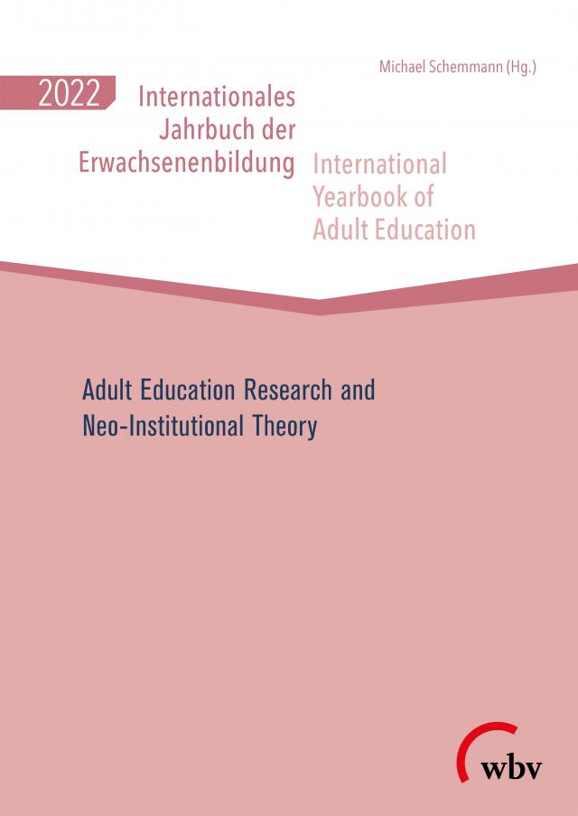 Internationales Jahrbuch der Erwachsenenbildung /International Yearbook of Adult Education 2022