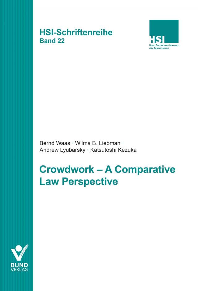 Crowdwork – A Comparative Law Perspective