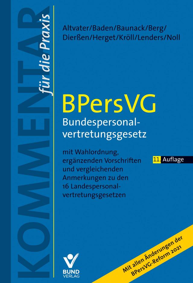 BPersVG – Bundespersonalvertretungsgesetz