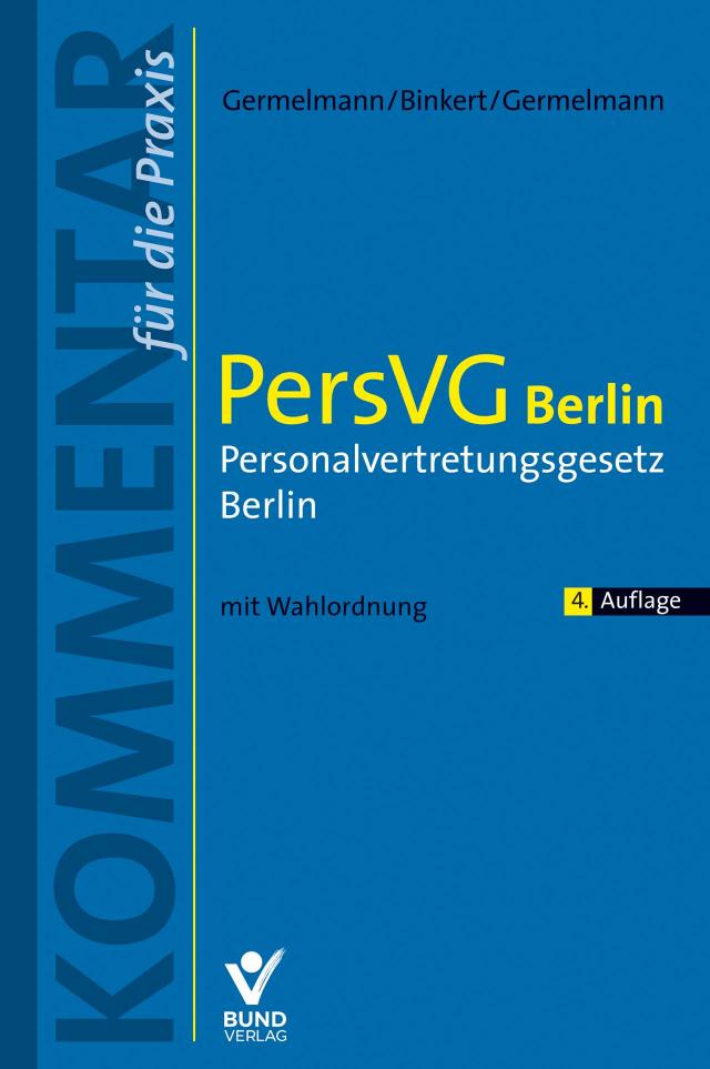PersVG Berlin – Personalvertretungsgesetz Berlin