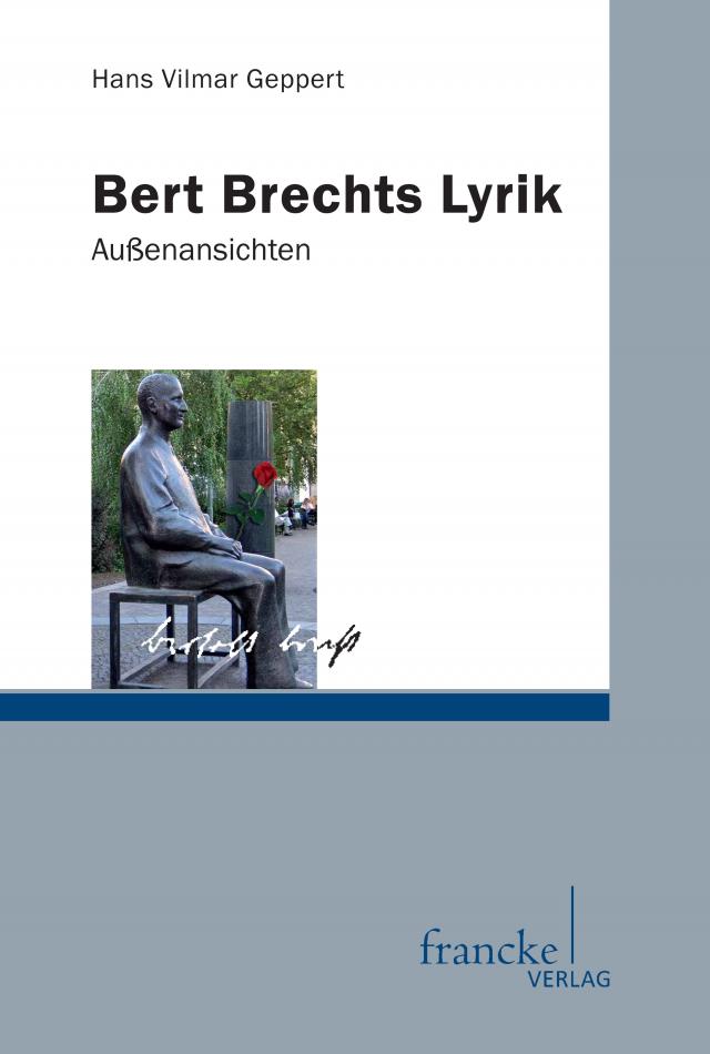 Bert Brechts Lyrik