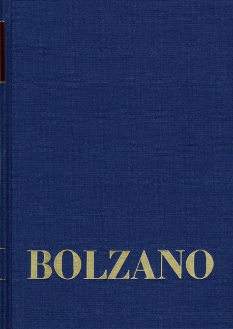 Bernard Bolzano Gesamtausgabe / Reihe II: Nachlaß. B. Wissenschaftliche Tagebücher. Band 2,2: Miscellanea Mathematica 2