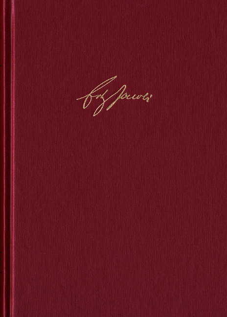 Friedrich Heinrich Jacobi: Briefwechsel - Nachlaß - Dokumente / Briefwechsel. Reihe II: Kommentar. Band 1: Briefwechsel 1762–1775