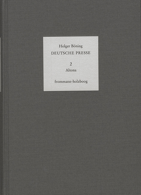 Deutsche Presse / Band 2: Altona – Bergedorf – Harburg – Schiffbek – Wandsbek