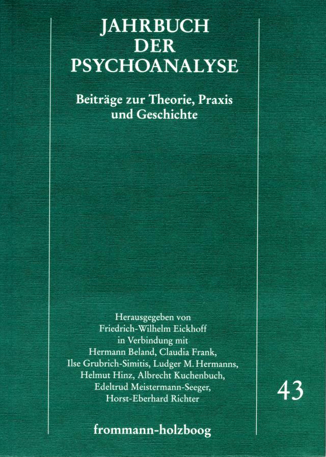 Jahrbuch der Psychoanalyse / Band 43