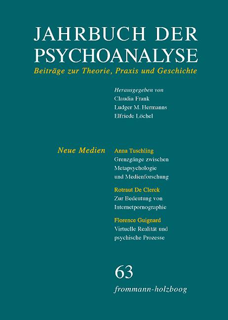 Jahrbuch der Psychoanalyse / Band 63: Neue Medien