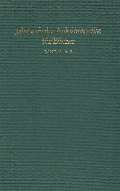 Jahrbuch der Auktionspreise für Bücher, Handschriften und Autographen (Buch + DVD)