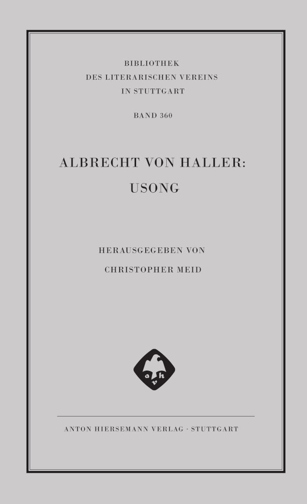 Albrecht von Haller: Usong
