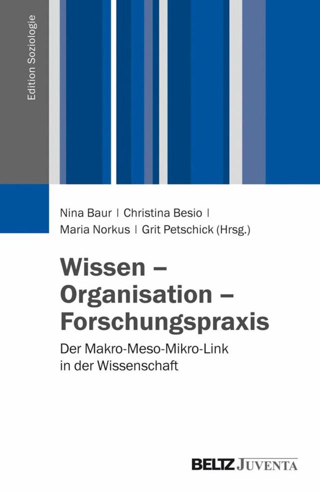 Wissen - Organisation - Forschungspraxis Edition Soziologie  