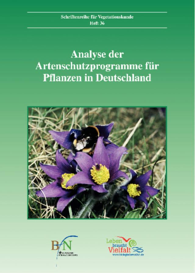 Analyse der Artenschutzprogramme für Pflanzen in Deutschland