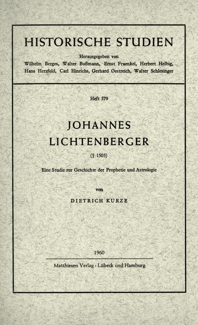 Johannes Lichtenberger (gest. 1503)