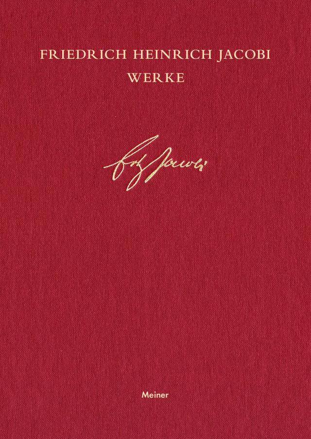 Kleine Schriften I (1770–1783)