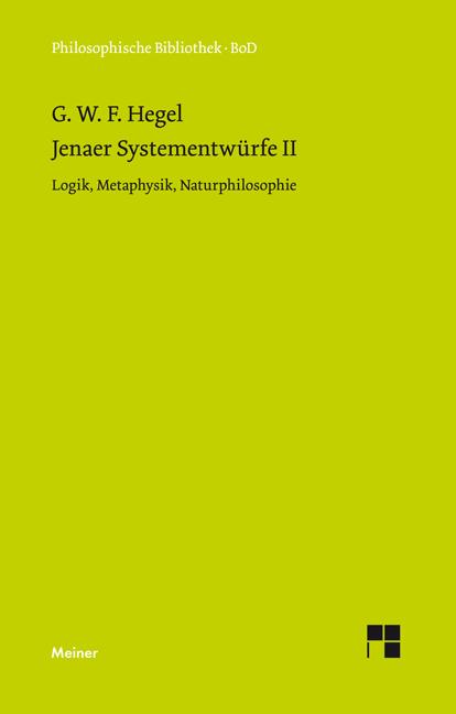 Jenaer Systementwürfe II