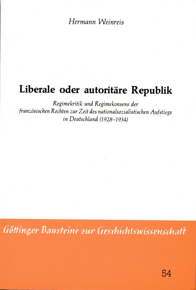 Liberale oder autoritäre Republik