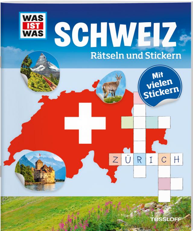 Rätseln und Stickern: Schweiz