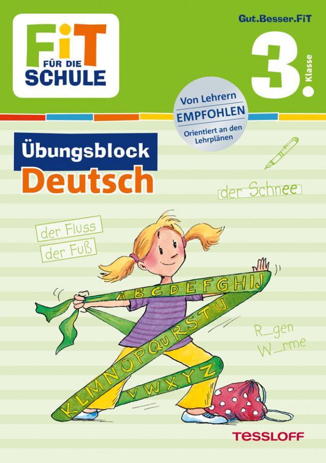 Fit für die Schule: Übungsblock Deutsch 3. Klasse Board book.