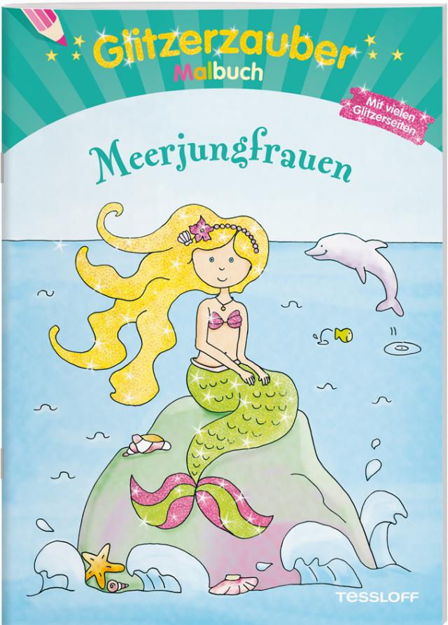 Glitzerzauber Malbuch Meerjungfrauen