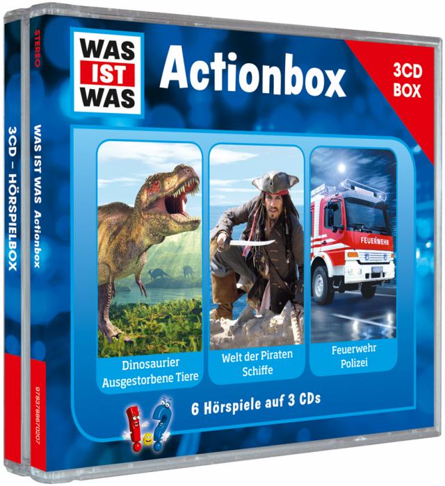 WAS IST WAS 3-CD-Hörspielbox. Actionbox