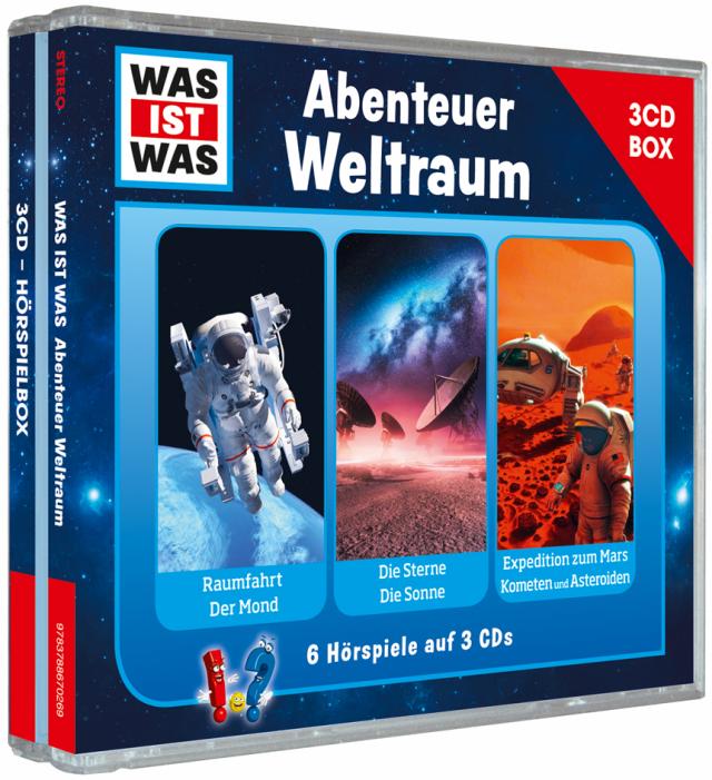 WAS IST WAS 3-CD-Hörspielbox Abenteuer Weltraum