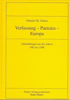 Verfassung, Parteien, Europa