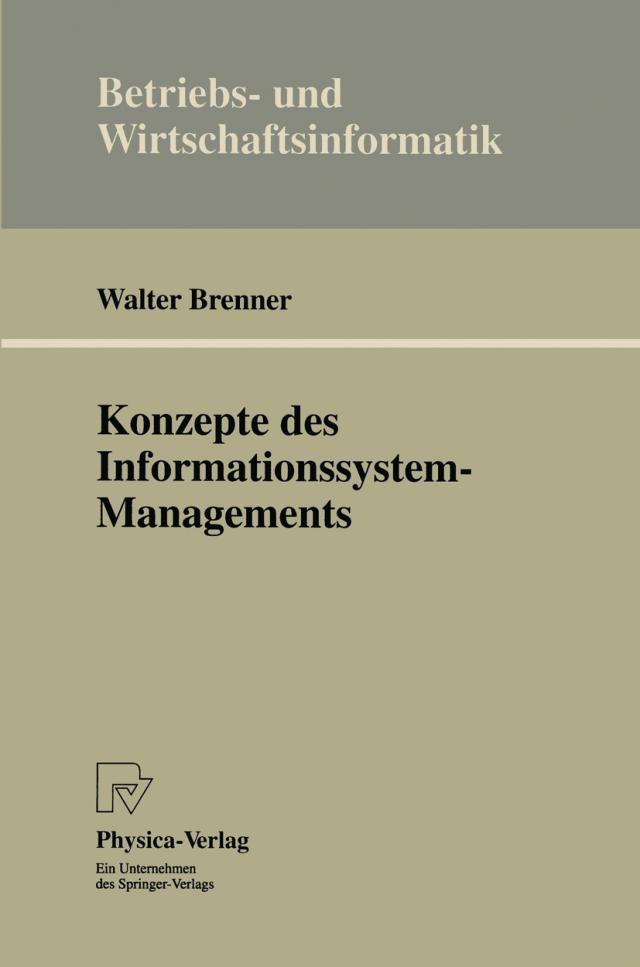 Konzepte des Informationssystem-Managements