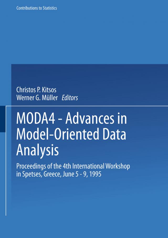 MODA4 — Advances in Model-Oriented Data Analysis